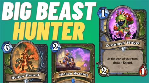 hunter deck hearthstone|Beast Hunter Deck .